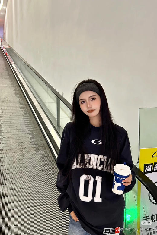Balenciaga 字母刺绣01篮球长袖 商品图2