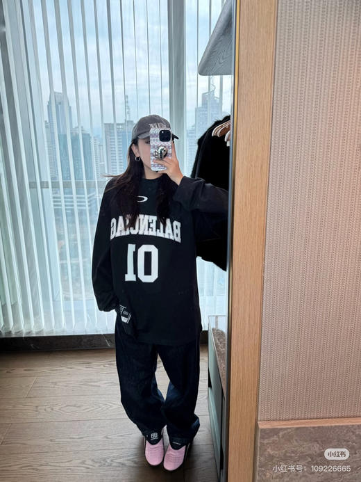 Balenciaga 字母刺绣01篮球长袖 商品图11
