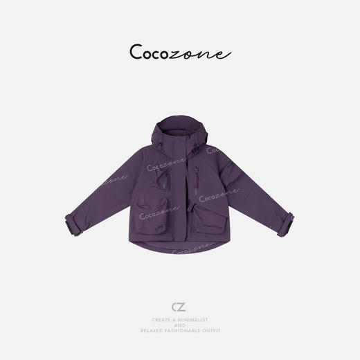 COCO ZONE 2025早春新款宽松休闲女式连帽外套CD2A0284 商品图0