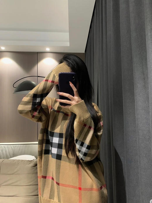 新品BBR 经典格纹针织套头 商品图2