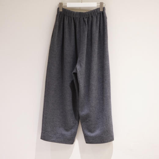 黄阿福 柔软斜纹羊毛九分褶裤 商品图2