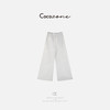 COCO ZONE 100棉美式简约垂感宽松直筒休闲裤ACD2A0135 商品缩略图1
