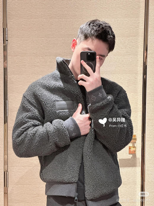 新品 1V 2024新款 棉羊毛羊羔夹克外套 商品图3