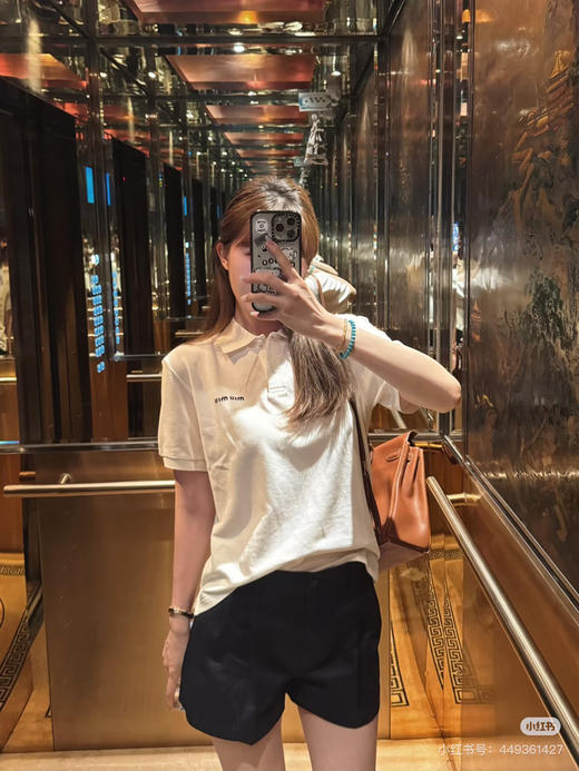 MIUMIU刺绣POLO衫 商品图5