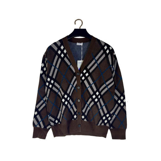 新品 BBR 24FW 格纹针织开衫 商品图0