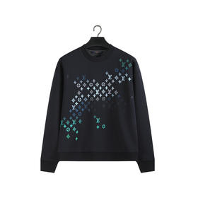 新品 1V 2024SS 渐变刺绣套头卫衣