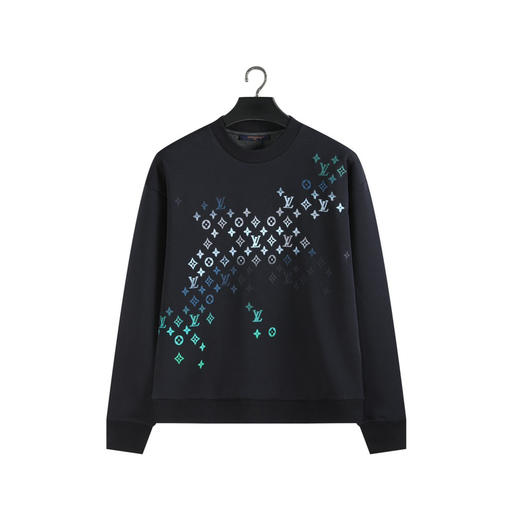 新品 1V 2024SS 渐变刺绣套头卫衣 商品图0