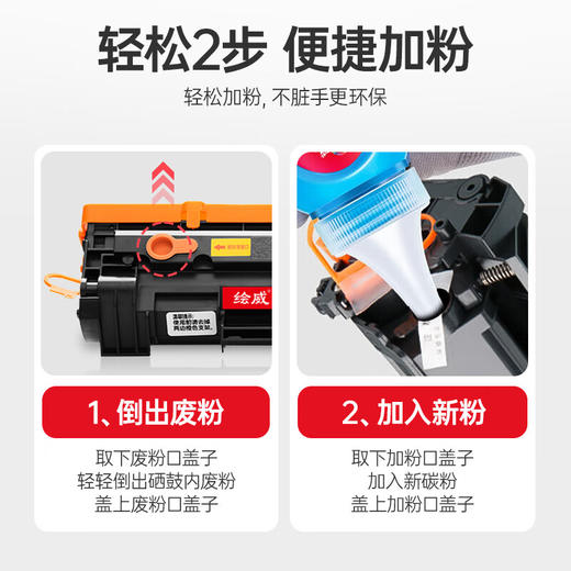 绘威M17w硒鼓适用惠普M17w硒鼓HP LaserJet Pro M17w打印机专用硒鼓 Mini M17w墨粉盒 墨盒 商品图10