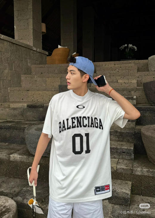 Balenciaga 字母刺绣01篮球长袖 商品图2