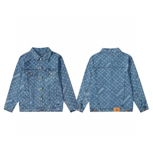 Louis Vuitton LV 路易威登 x Supreme 联名款情侣水洗牛仔外套夹克- 商品图4