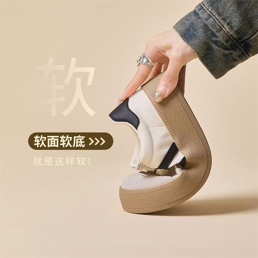ZHR则则厚底增高德训鞋女2025春季新款柔软轻便休闲鞋百搭ins板鞋 商品图4