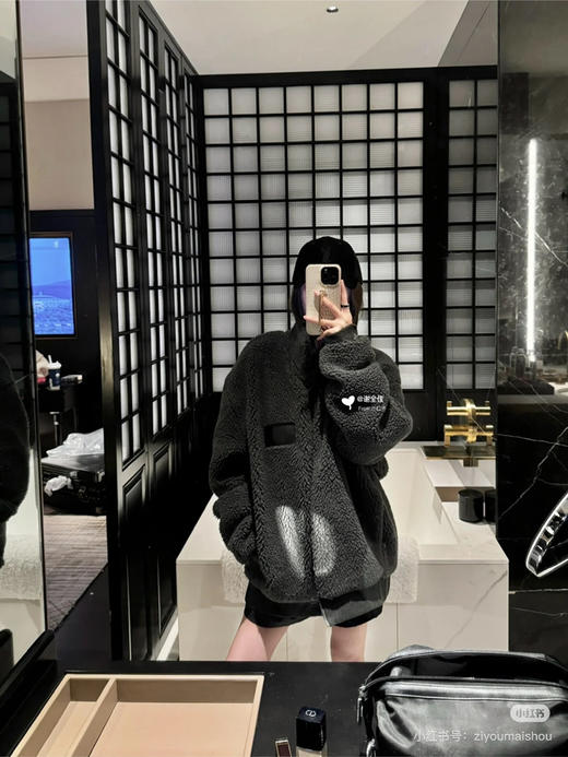 新品 1V 2024新款 棉羊毛羊羔夹克外套 商品图6