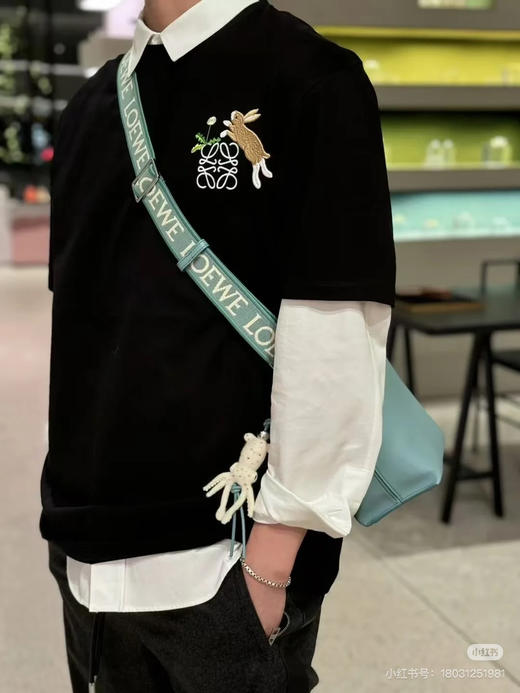 新品Loewe✖️Sunafujita联名款 兔子刺绣短袖T恤 商品图6