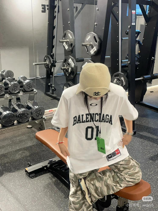 Balenciaga 字母刺绣01篮球长袖 商品图4