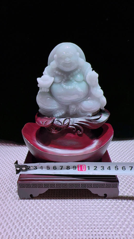 620862翡翠摆件【弥勒佛 佛公】 商品图1