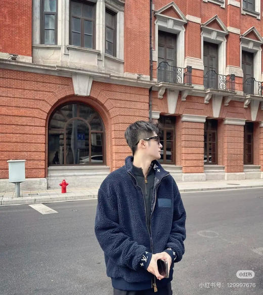 新品 1V 2024新款 棉羊毛羊羔夹克外套 商品图6