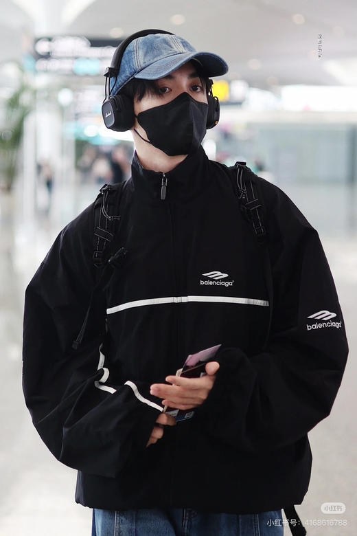 Balenciaga 立领徽标刺绣夹克外套 商品图2