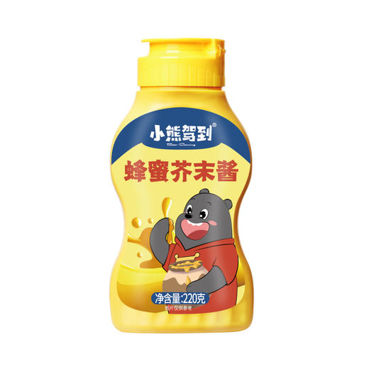 小熊驾到蜂蜜芥末酱220g 商品图0