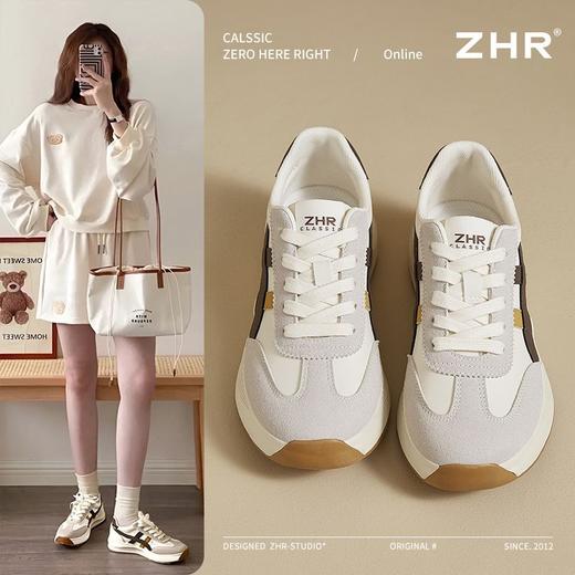 ZHR则则增高轻便透气阿甘鞋2025春季百搭小个子运动休闲鞋ins女鞋 商品图1