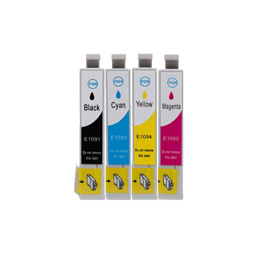 绘威T1091-1094墨盒 适用爱普生ME1100 300 360 510 600F 650FN ME30 70 700FW打印机墨盒epson墨水 四色套装 商品图6