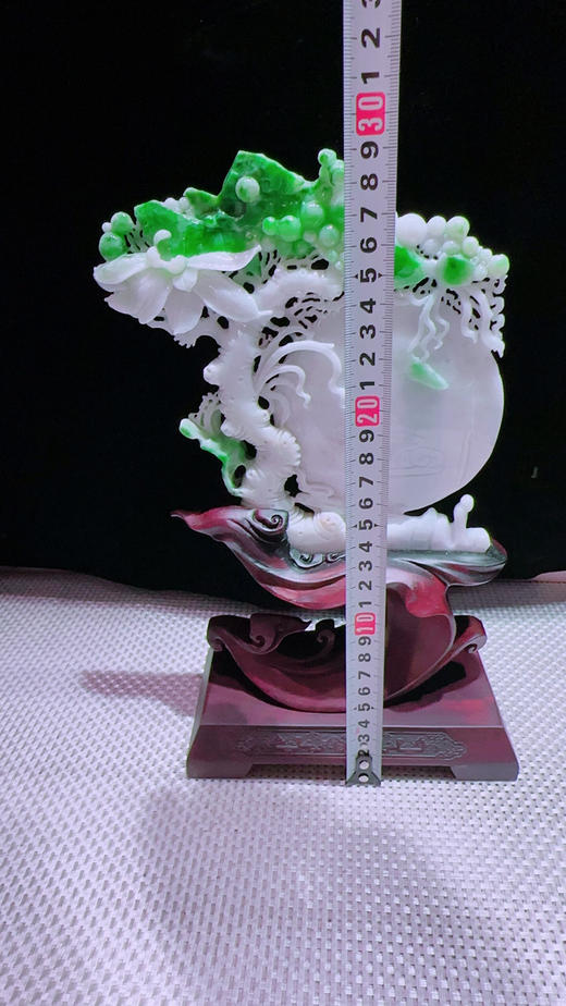 620860翡翠摆件【花好月圆】 商品图2