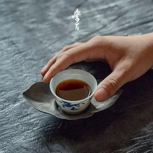 学古|青花飞马杯 手工仿明代万历景德镇茶杯高端品茗主人杯 6只装 商品图1