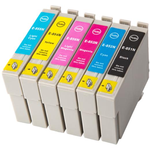 绘威适用爱普生R330 1390 T0851墨盒epson Stylus Photo T60打印机墨盒墨水 六色套装 商品图1