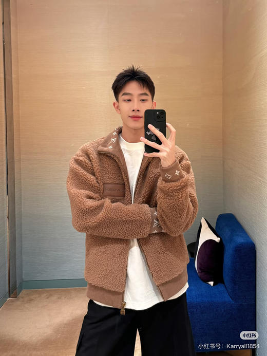 新品 1V 2024新款 棉羊毛羊羔夹克外套 商品图6