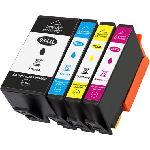 绘威935XL墨盒 适用惠普hp6230 6830墨盒6820 6815 6810 6812 6220 6835 officejet pro打印机墨盒 934XL红色 商品图1