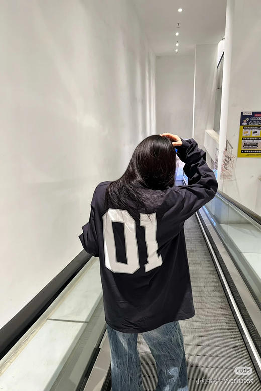 Balenciaga 字母刺绣01篮球长袖 商品图7