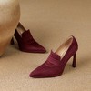 【预售5天】复古欧美高跟女鞋细跟尖头修脚显瘦深口女单鞋YSXY&YS7519 商品缩略图4