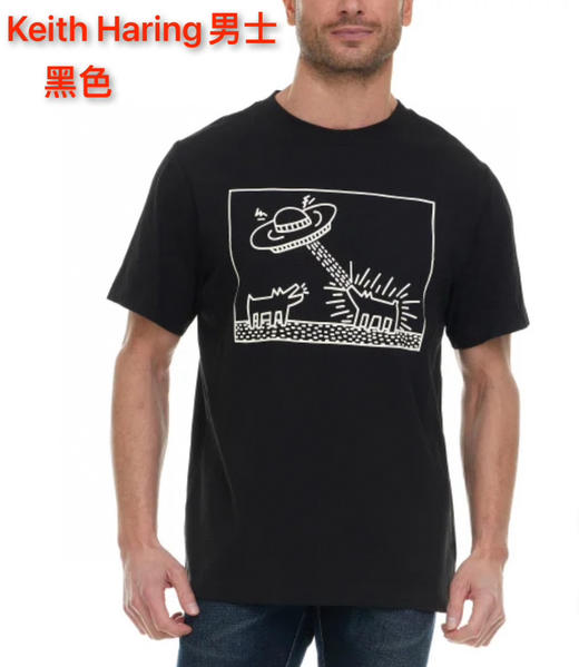 潮牌Keith Haring男士全棉圆领短袖打折了📣男士全棉圆领短袖来了📣新色速度抢码了，美国✈️直邮特价188元🉐 商品图0
