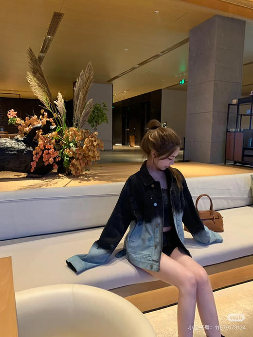 新品1V 24FW 渐变牛仔刺绣外套（正确版） 商品图5