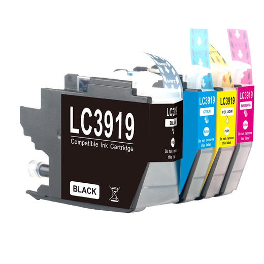 绘威LC3919墨盒 适用兄弟MFC-J2330DW J3930DW J3530DW J2730DW墨盒 Brother打印机墨盒【四色套装】 商品图6