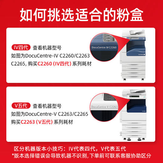 绘威C2263粉盒 V五代适用富士施乐c2060粉盒 DocuCentre-V C2560硒鼓 C2265 c3060墨粉盒 打印机感光鼓鼓组件鼓架 商品图6