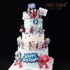 1027CAKE | 三层蛋糕 奥特曼主题（提前1-2天）（公仔随机） 商品缩略图1