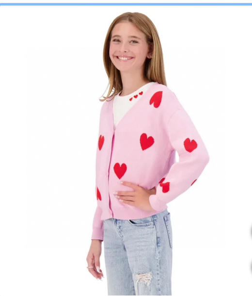 春季新款来了，DKNY女孩短袖开衫全棉2件套，开春正好可以穿，全棉套装机会难得，速度抢码了📣美国🇺🇸直邮特价198元/买2件🉐 商品图1