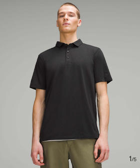 LULU 男士衣角标速干短袖POLO衫 Z-15026 特惠