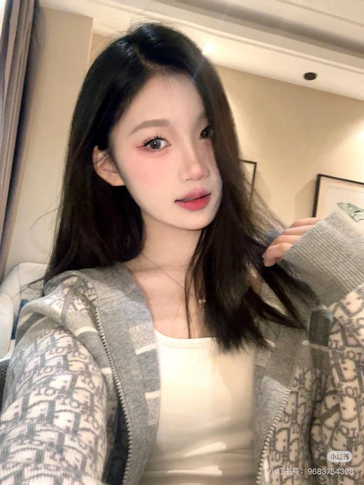 新品DR 经典双面穿羊绒提花外套 商品图4