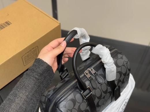 D021674简单百搭颜值高日常出街shou选黑花枕头包 商品图12