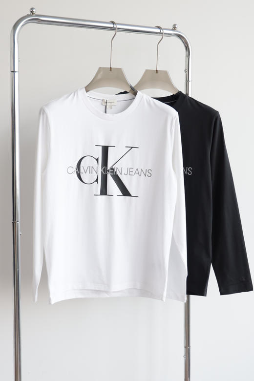 西K 情侣款液氨棉 圆领长袖T恤 CX196 商品图0