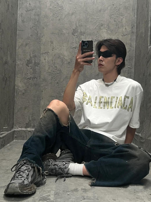 Balenciaga 美纹纸胶带T恤 商品图6