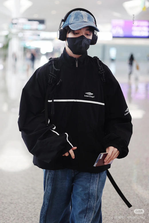 Balenciaga 立领徽标刺绣夹克外套 商品图4