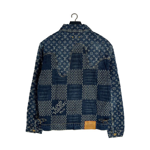 新品 1V✖️Nigo 经典款棋盘格牛仔夹克外套 商品图1