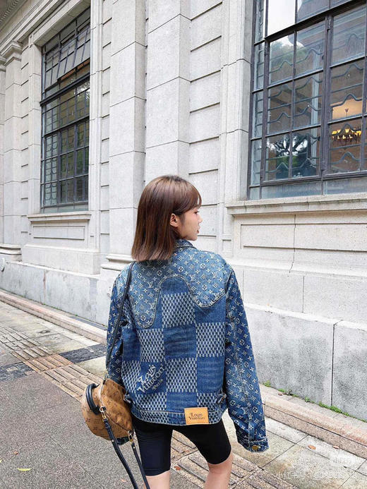 新品 1V✖️Nigo 经典款棋盘格牛仔夹克外套 商品图4