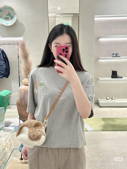 新品Loewe✖️Sunafujita联名款 兔子刺绣短袖T恤 商品图1