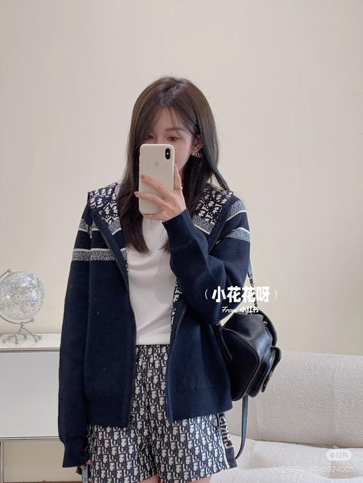 新品DR 经典双面穿羊绒提花外套 商品图9