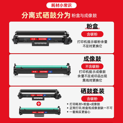 绘威适用佳能MF269dw mf264dw硒鼓CRG-051粉盒Canon mf264dwii MF263dn MF266dn LBP161dn mf264dwⅡ打印机墨粉盒 商品图6