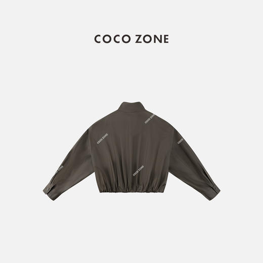 COCO ZONE 100棉秋季设计感立领气质外套 CC1C1859 商品图1
