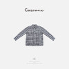 COCO ZONE 2025新款撞色格子百搭休闲女式衬衫CD1A0231 商品缩略图0